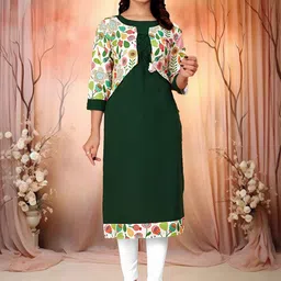 KHANJAN FASHION Floral Printed Kurta-image-64