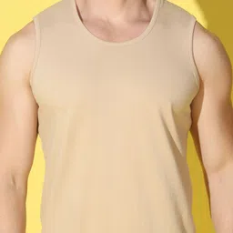 WOOSTRO Pack of 2 Printed Combed Cotton Innerwear Vests with Intelliease Technology image 2