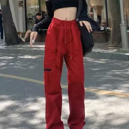 KPOP Women Easy Wash Trousers image 3