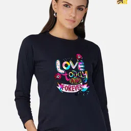 Metronaut Women 2 Printed Bio Finish Applique T-shirt-picture-36