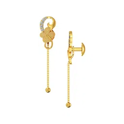 Joyalukkas 22Kt Gold Enchant Drop Earring - 3.56 g image 2
