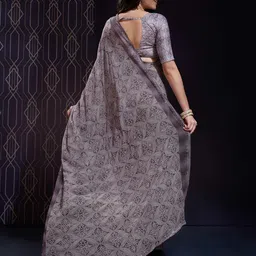 TASRIKA Bandhani Printed Beads and Stones Saree image 2