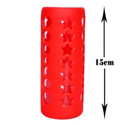 The Little Lookers Silicone Cover Red - Fits 240 ml Feeding Bottle image 3
