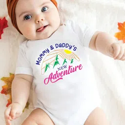 Lillypupp Kids Typography Printed Cotton Bodysuit image 3