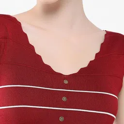 SHOWOFFFF Striped Bodycon Mini Dress image 5