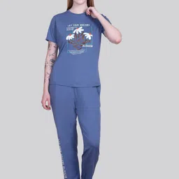 KIZA Women Printed Night suit-image-87