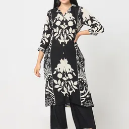 R&B Women Ethnic Motifs Printed Flared Sleeves Kurta-picture-20