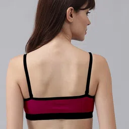 Samvar Pink Cotton Non-Wired Non Padded Minimizer Bra image 2