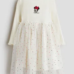 H&M Motif-Detail Tulle Dress-picture-13