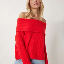 Happiness istanbul Women Ribbed Pullover-picture-16
