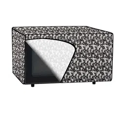 the furnishing tree PVC Waterproof Microwave Oven Cover Compatible for Onida 27L Black Beauty Plus image 5
