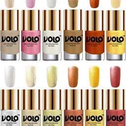 VOLO Set Of 12 High-Shine Long Lasting Non Toxic Professional Nail Polish- 9.9ml Each image 1
