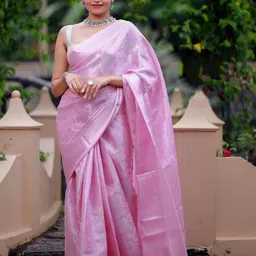 AMRUTKALA SAREES Ethnic Motifs Woven Design Zari Saree image 3