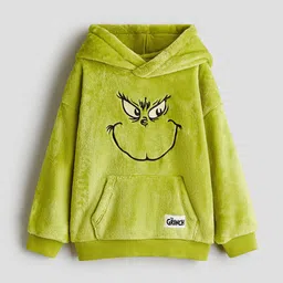 H&M Embroidered-Motif Pile Hoodie-picture-52