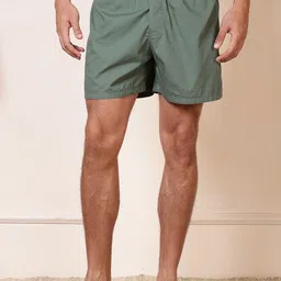 Rue Collection Men Cotton Mid-Rise Relaxed Fit Shorts-picture-17