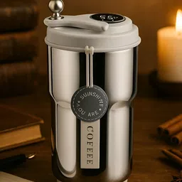 Myntra Elegant Homes Stainless Steel Leakproof Tumbler With Temperature Display - 420 ml-picture-27