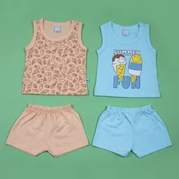 V-Mart Boys Printed Top with Shorts-image-60
