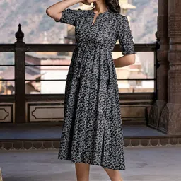Jash Creation Women Printed Anarkali Kurta image 5