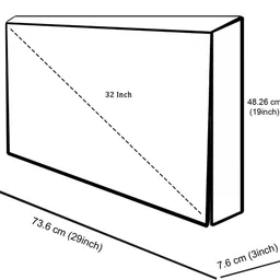 The Furnishing Tree Designer Led Cover for 32 inch LED/LCD Cover - TFT/No91_LED32IN image 5