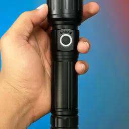 shamsa A206 Heavy-Duty LED Torch | Long-Range Beam & Fast Charging Flashlight Torch image 1