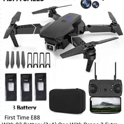 akramafsa AKRAM E88 Drone Triple Battery Drone-picture-45