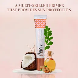 just herbs 3 in 1 Pore-Refining Primer for Face Makeup- Normal, Oily, Dry &Combination Skin Primer- 20 g image 2