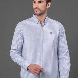 Red Tape Men Button Down Striped Casual Shirt-picture-36