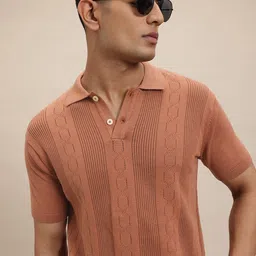 The Roadster Lifestyle Co. Self Design Polo Collar T-shirt-picture-15