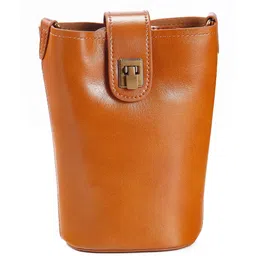 Calvadoss Leather Bucket Handheld Bag-picture-15