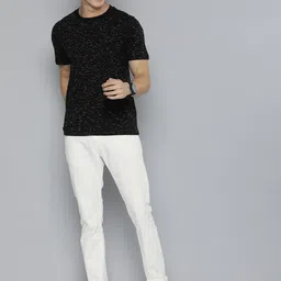 HERE&NOW Men White Skinny Fit Light Fade Stretchable Jeans image 4