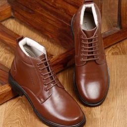 Louis Stitch Men's Russet Tan Derby Boots-picture-23