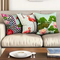 SEJ by Nisha Gupta Multicolor Cushion Covers - Set of 3-picture-32