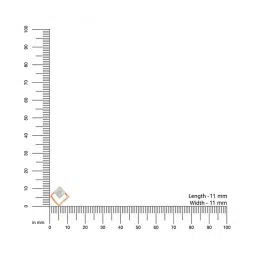 Mia by Tanishq 14k Gold Fine Geometric Diamond Earrings for Women image 4