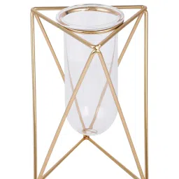 Tayhaa Gold Others Abstract Candle Holder image 4