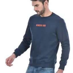 Numero Uno Eclipse Fleece Blend Regular Fit Typographic Sweatshirt image 4