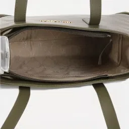 Van Heusen Green PU Shoulder Handbag image 4