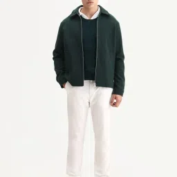 Rare Rabbit Teal Polyester Solid Regular Fit Jacket image 4