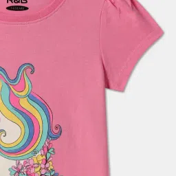 R&B Kids Pink Graphic Regular Fit Top image 3