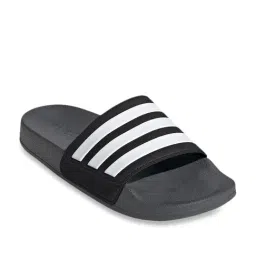 Adidas Kids Adilette Shower ADJ K Black & White Casual Sandals-picture-16