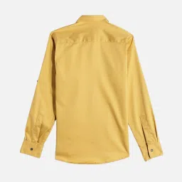 Charchit Boys Gold Comfort Fit Shirt image 4