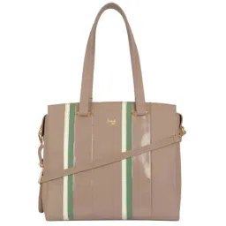 Baggit Beige Solid Large Tote Handbag-picture-34