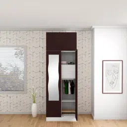 Godrej Interio Slimline 2-Door Steel Almirah, Russet (1-Year Warranty, 1 Locker.OHU)-picture-47