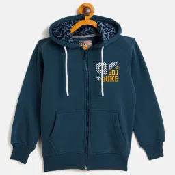 Duke Kids Teal Solid Full Sleeves Sweatshirt-picture-36