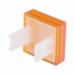 RS PRO Orange Square Push Button Lens for Use with SD16 Series, 7452600 image 3