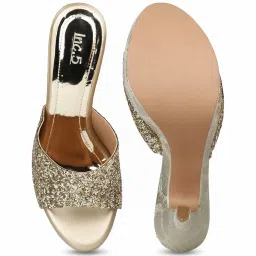 Inc.5 Women's Gold Casual Stilettos image 4