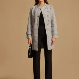 Kazo Long Overcoat With Metal Trims image 4