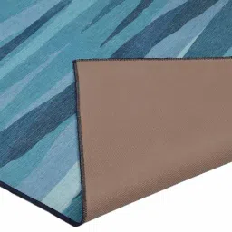 Presto Blue Polyester Washable Carpet image 4