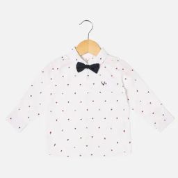 Allen Solly Junior White Printed Full Sleeves Shirt-picture-49