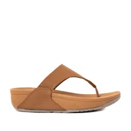 Khadim Women's Brown Thong Wedges-picture-37