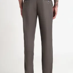 showoffff Showoff Grey Slim Fit Formal Trousers image 4
